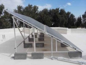 Installation photovoltaïque raccordée au réseau d’une puissance 2.75Kwc MANZEL CHAKER SFAX TUNISIE Societe SOLIDER