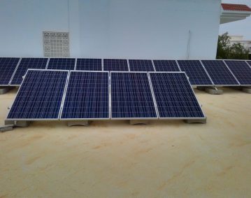 Installation photovoltaïque raccordée au réseau d’une puissance 4.08Kwc route GREMDA KM 6 SFAX TUNISIE Societe SOLIDER
