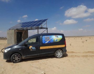 station de pompage photovoltaique SKHIRA SFAX TUNISIE societe SOLIDER